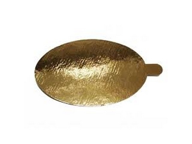 Подложка золото с держателем 60х95 овал